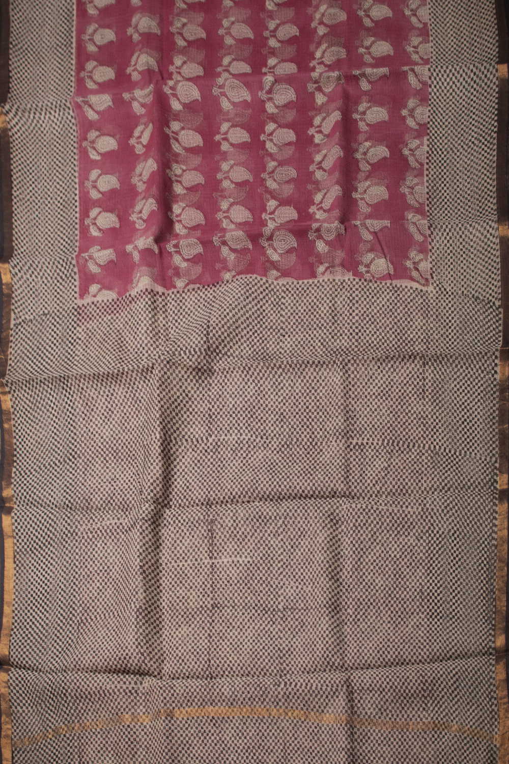 Block Printed Saree - Matkatus