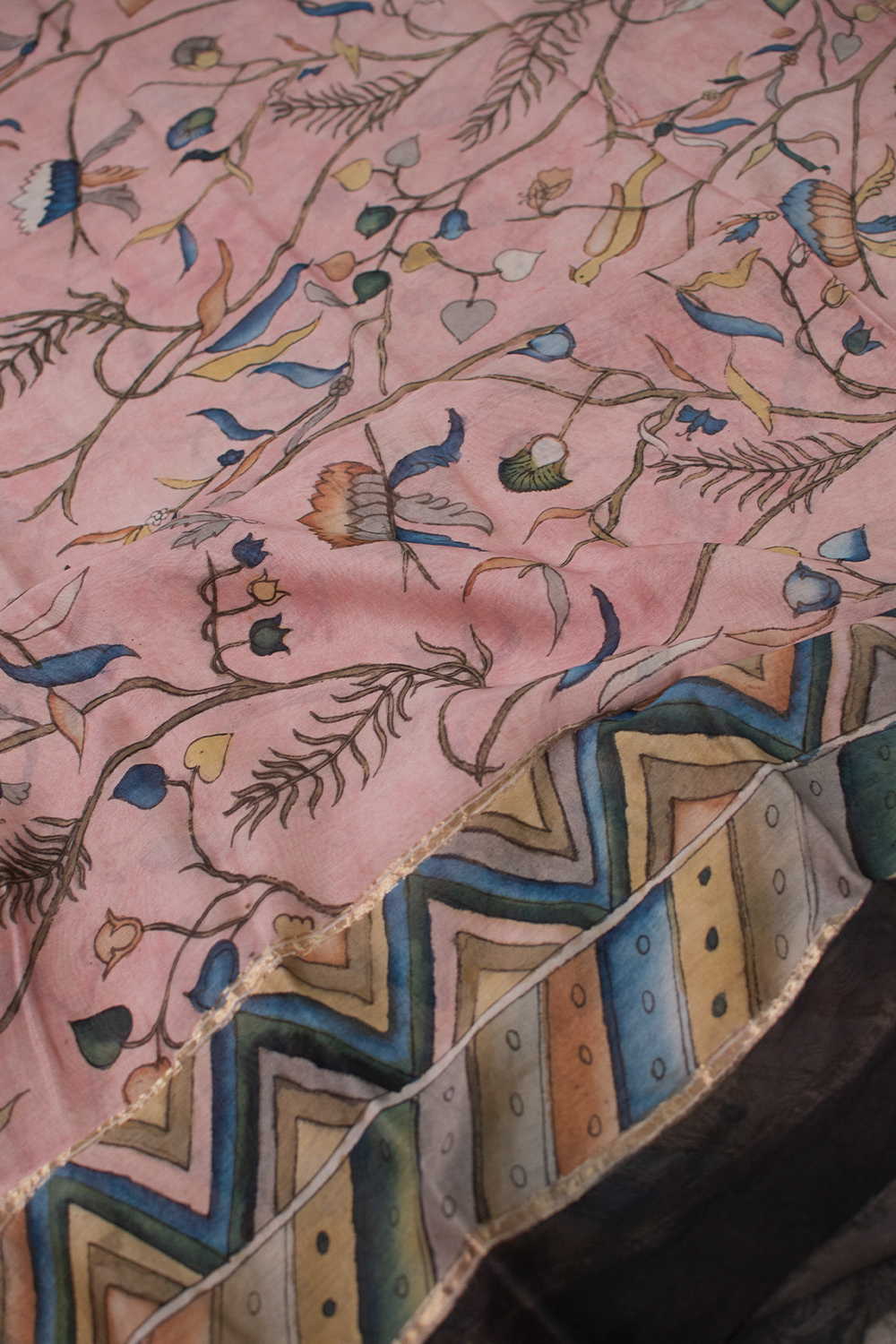 Kalamkari Dupatta - Matkatus 