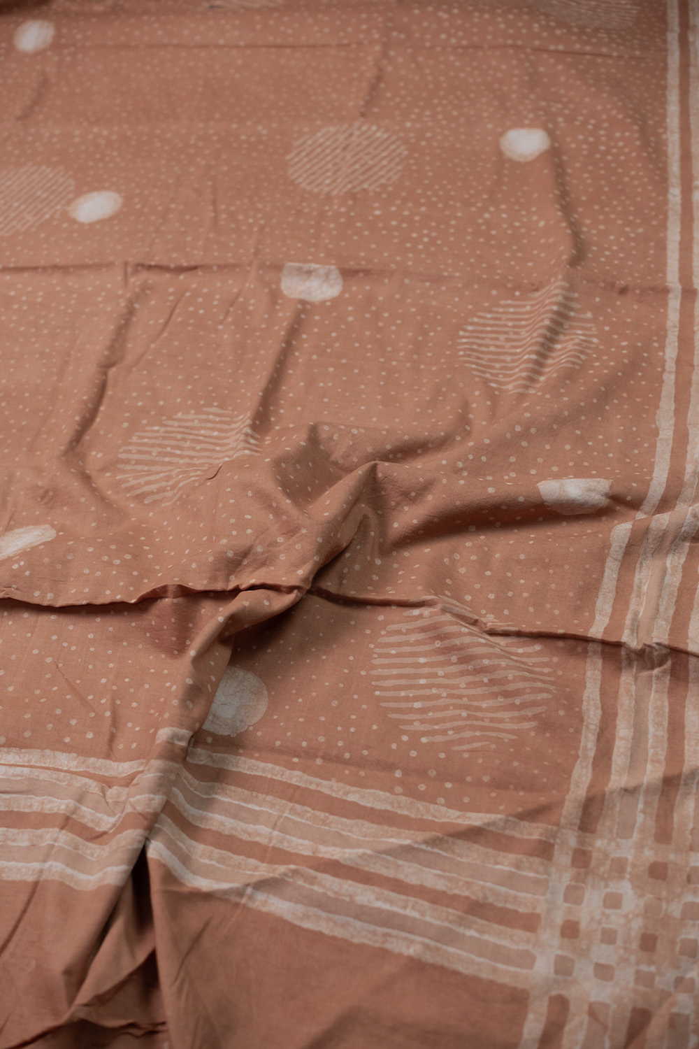 Block Printed Cotton Saree - Matkatus