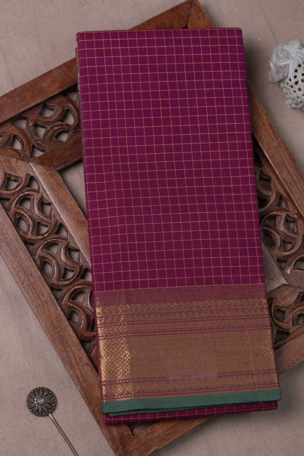 Kanchi Cotton Saree - Matkatus 