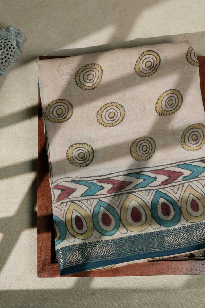 Painted Kalamkari srees - Matkatus 