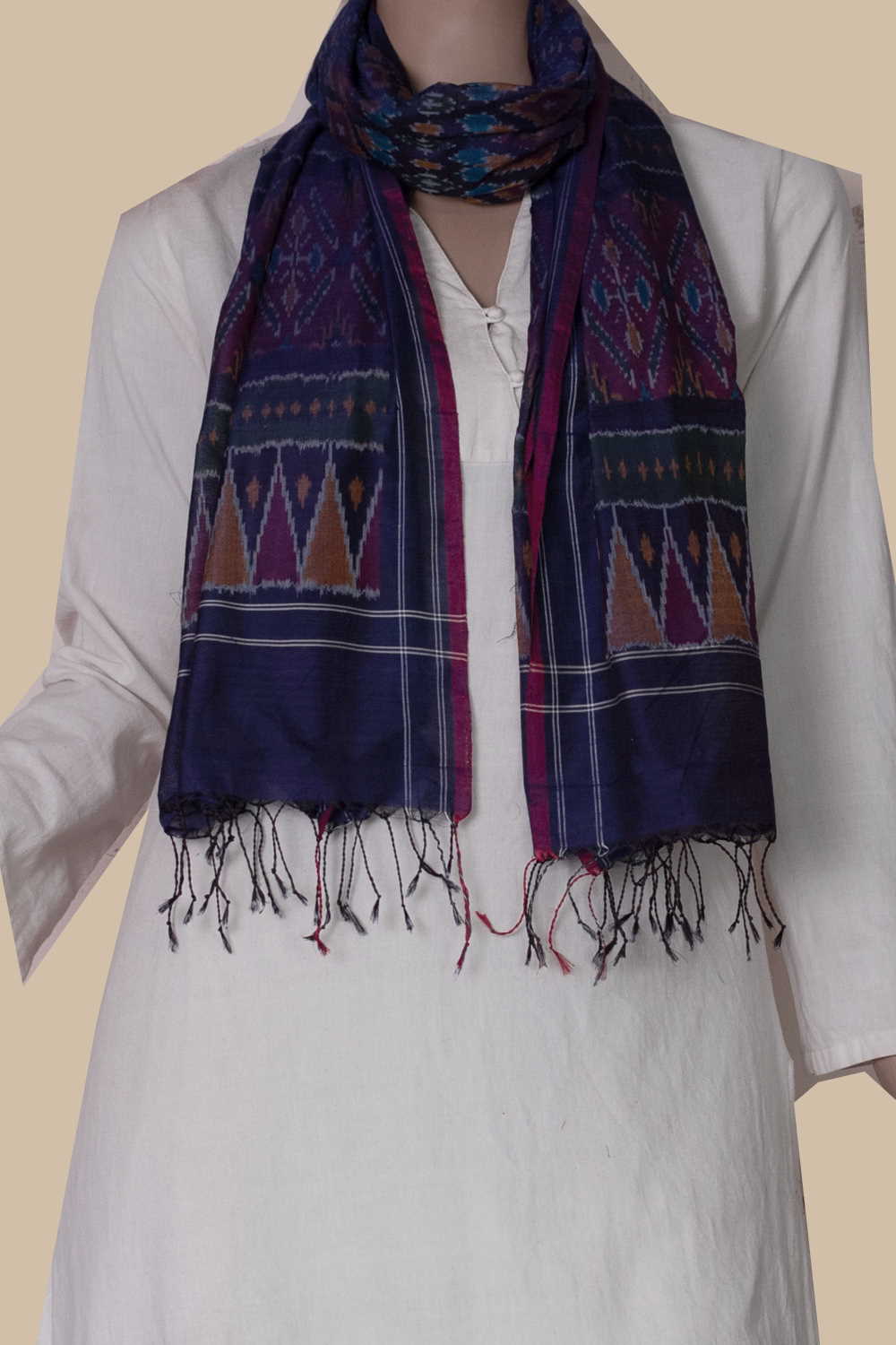 Silk Cotton Stole - Matkatus