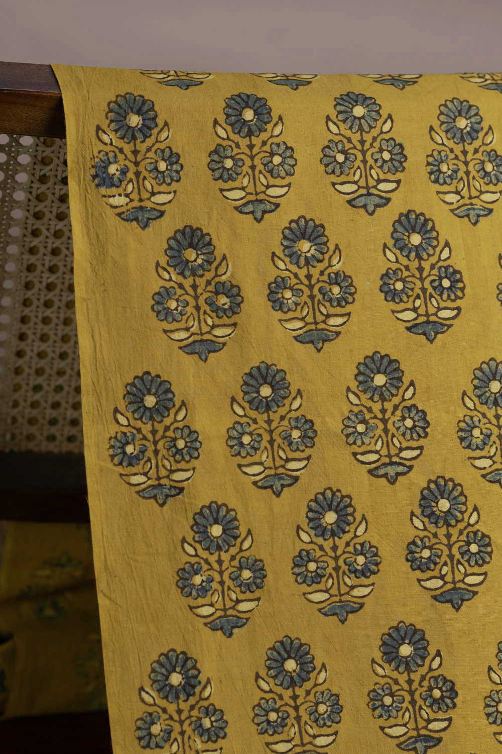 Block Printed Cotton Fabric - Matkatus 