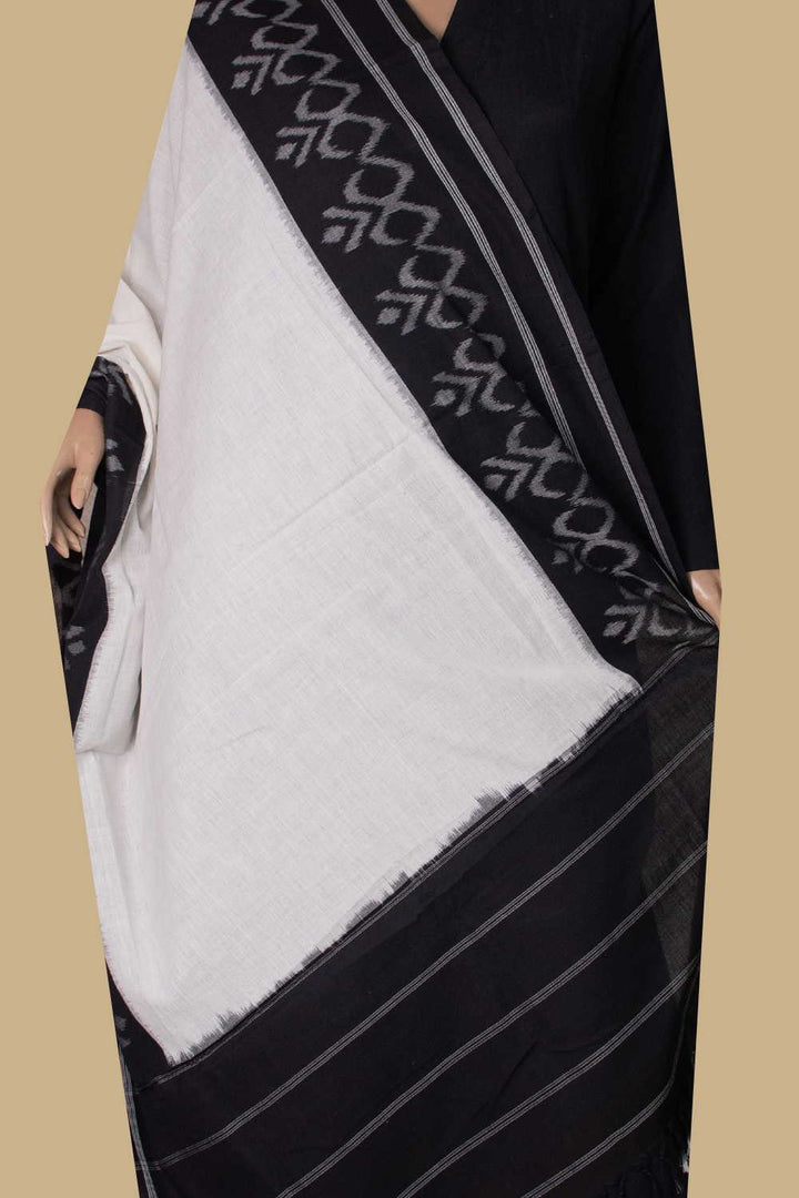 Ikat Cotton Dupatta - Matkatus 