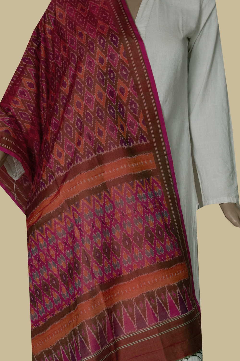 Silk Cotton Stole - Matkatus