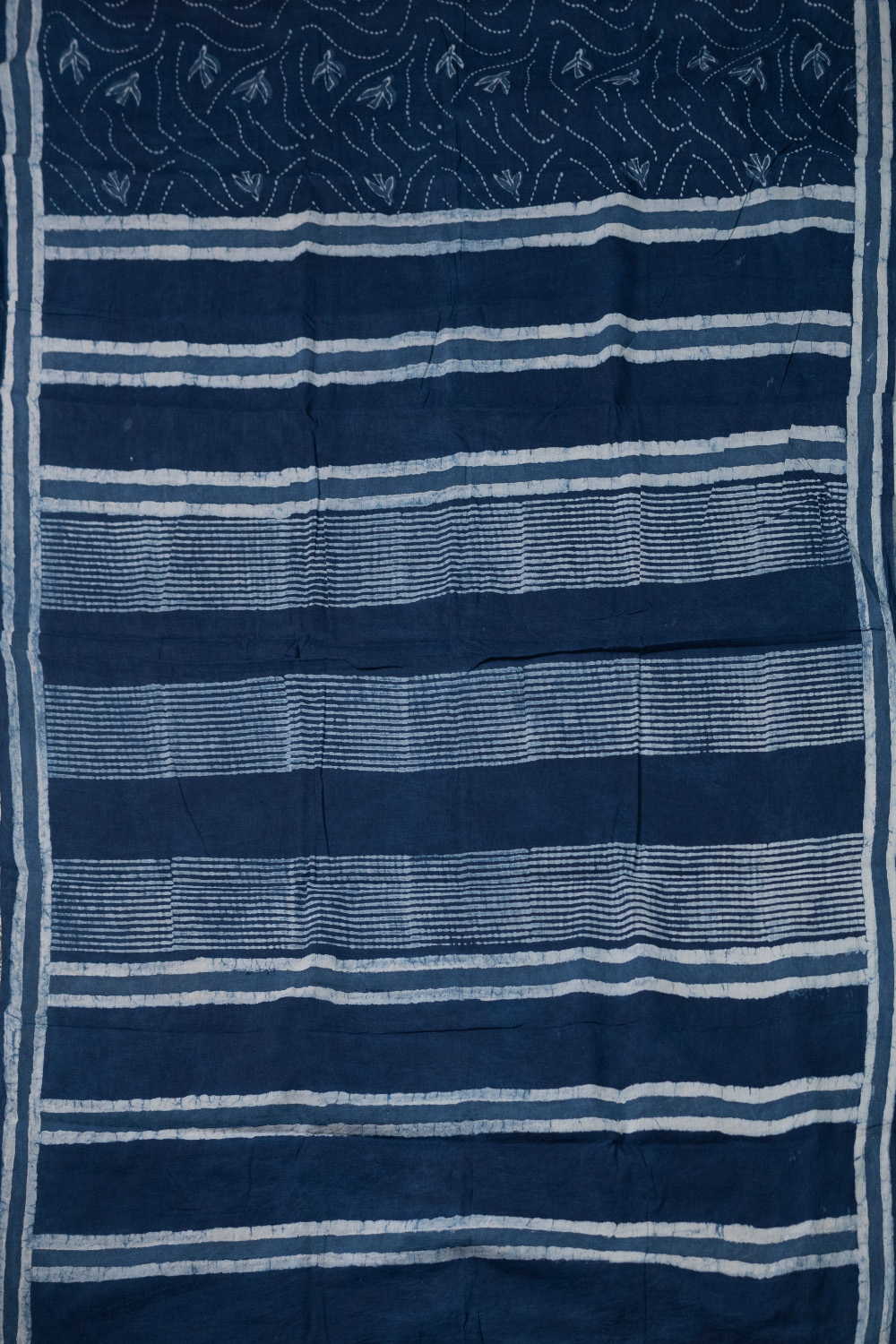 Block Printed Cotton Saree - Matkatus