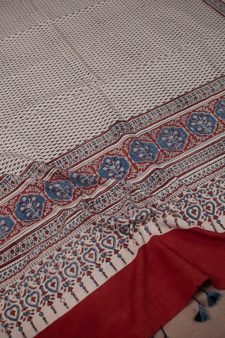 Block Printed Cotton Dupattas - Matkatus 