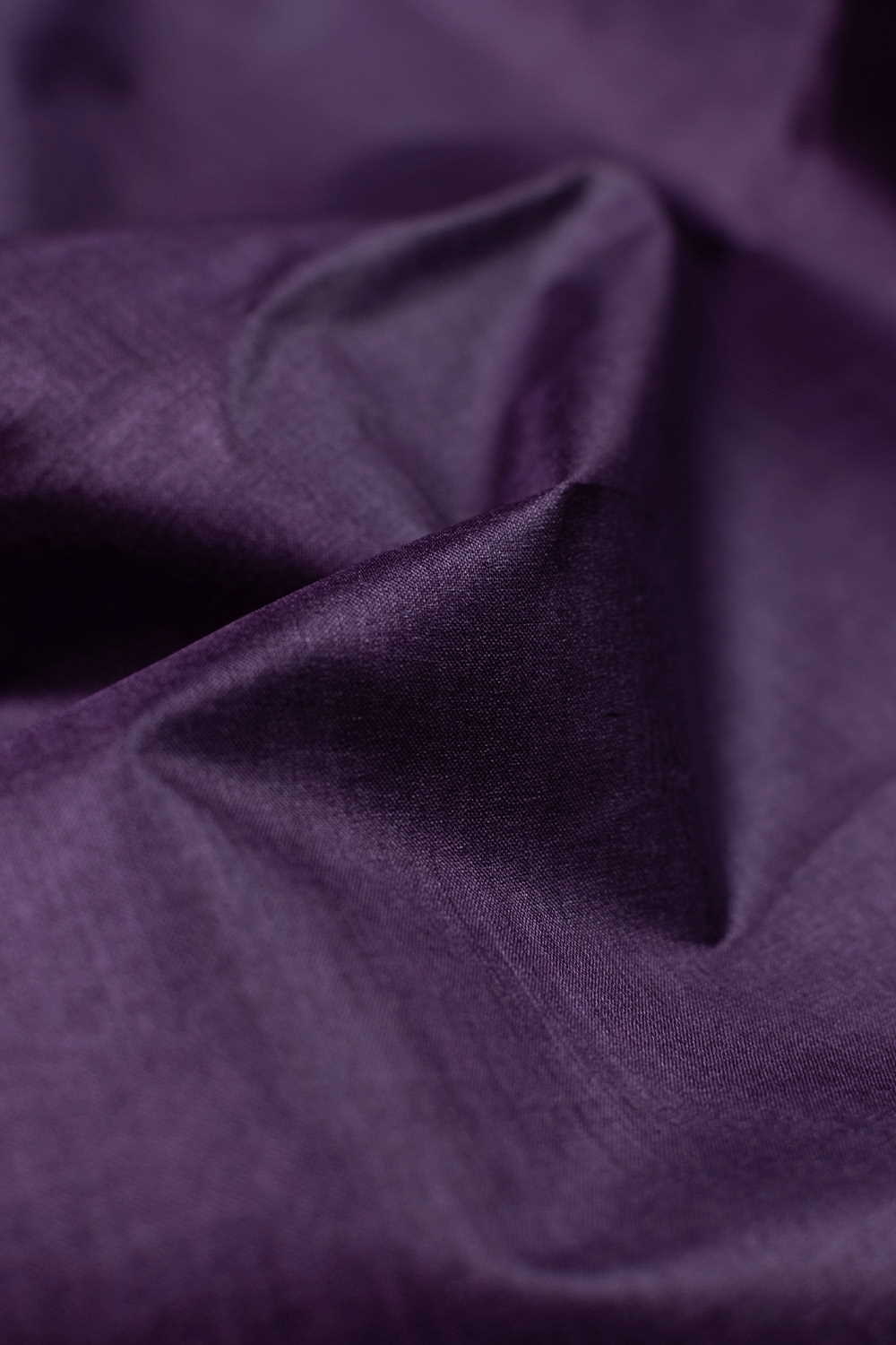 Grape Violet Handwoven Tussar Fabric