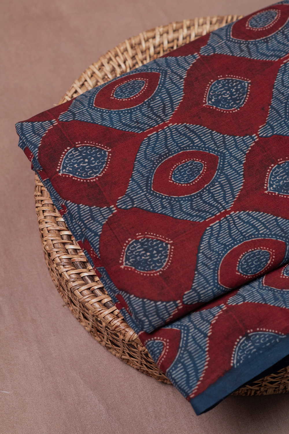 Ajrak Cotton Fabric - Matkatus 