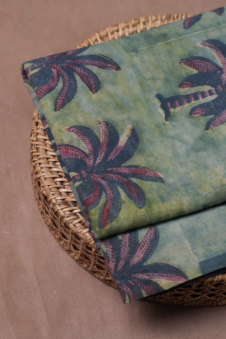 Block Printed Cotton Fabric - Matkatus 