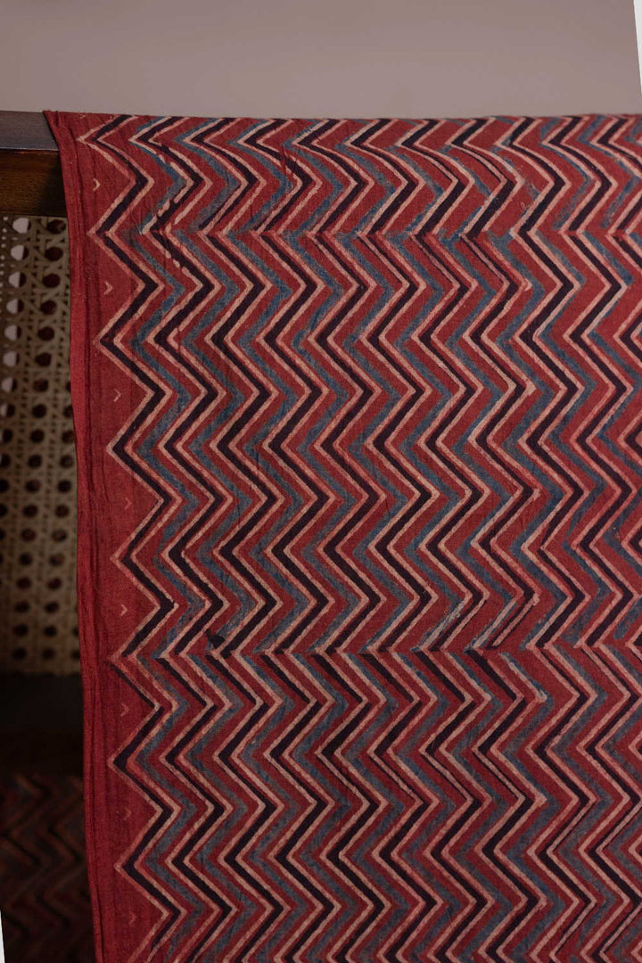 Ajrak Cotton Fabric - Matkatus 