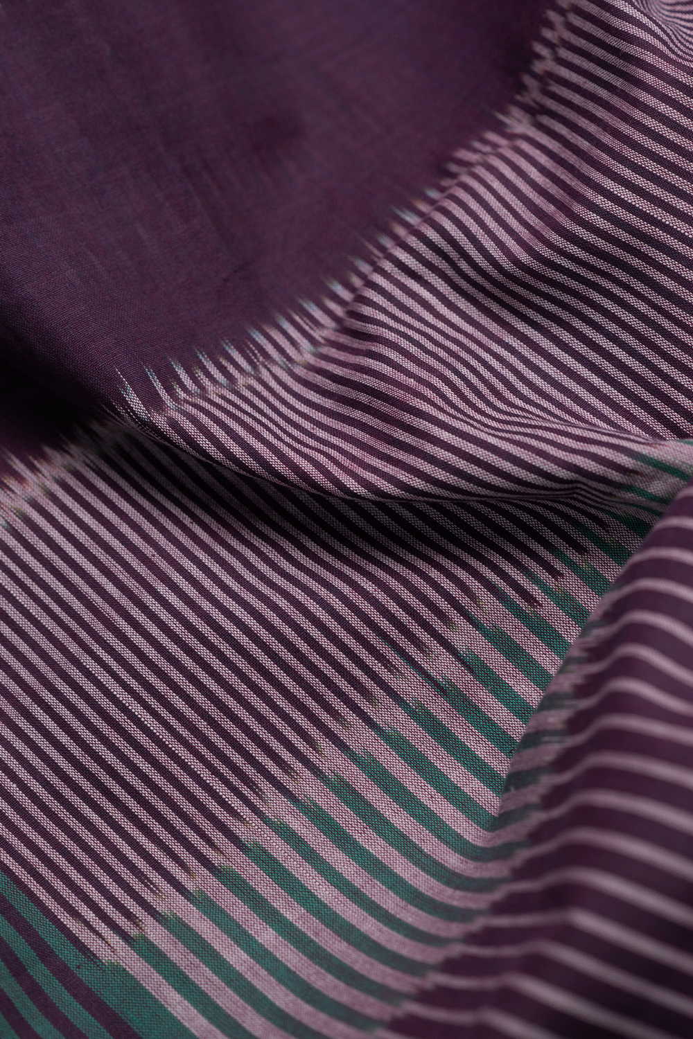 Stripe Pattern Ikat Cotton Fabric