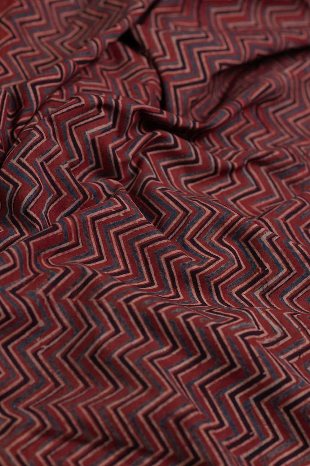 Block Printed Cotton Fabric - Matkatus 