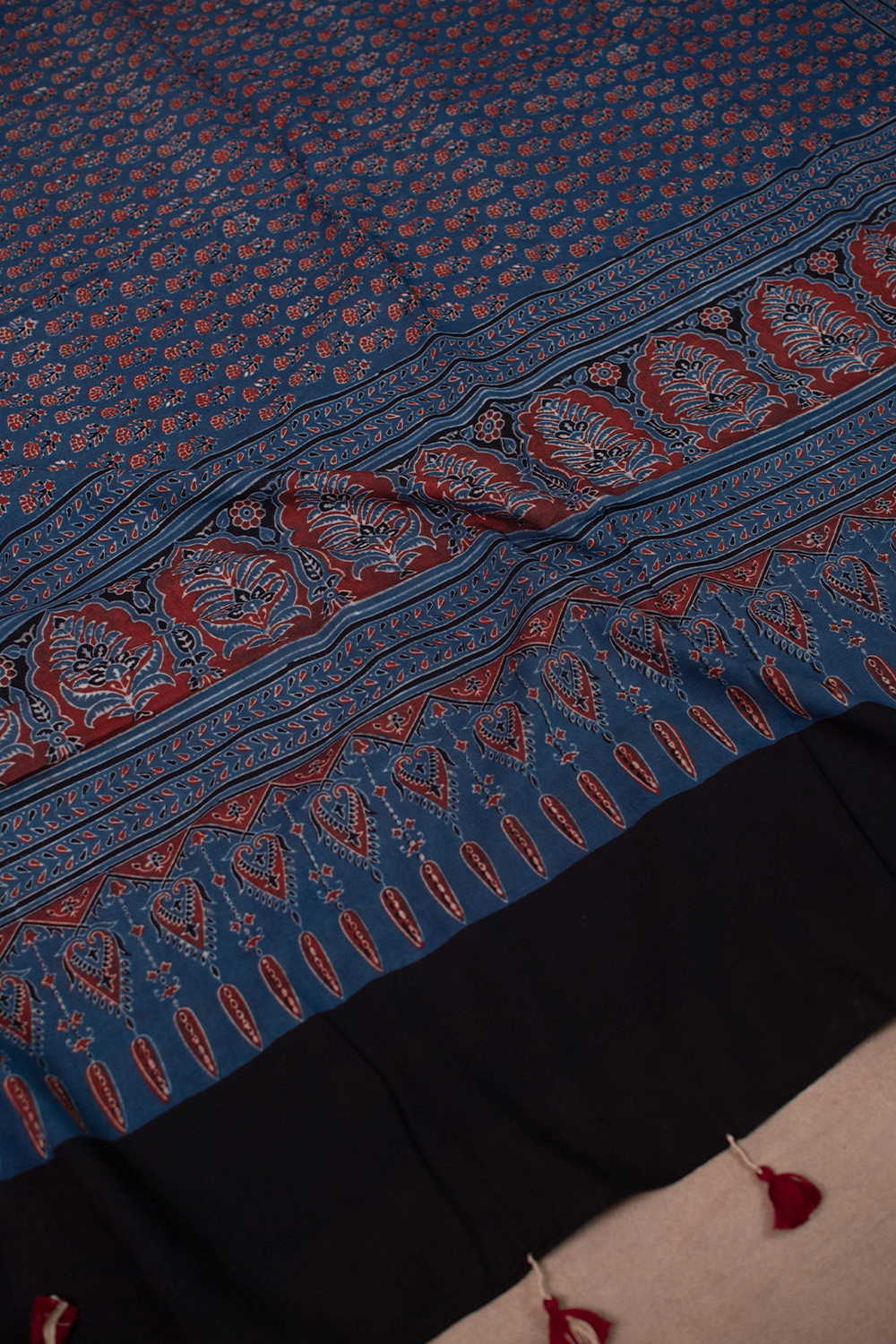 Block Printed Cotton Dupattas - Matkatus 