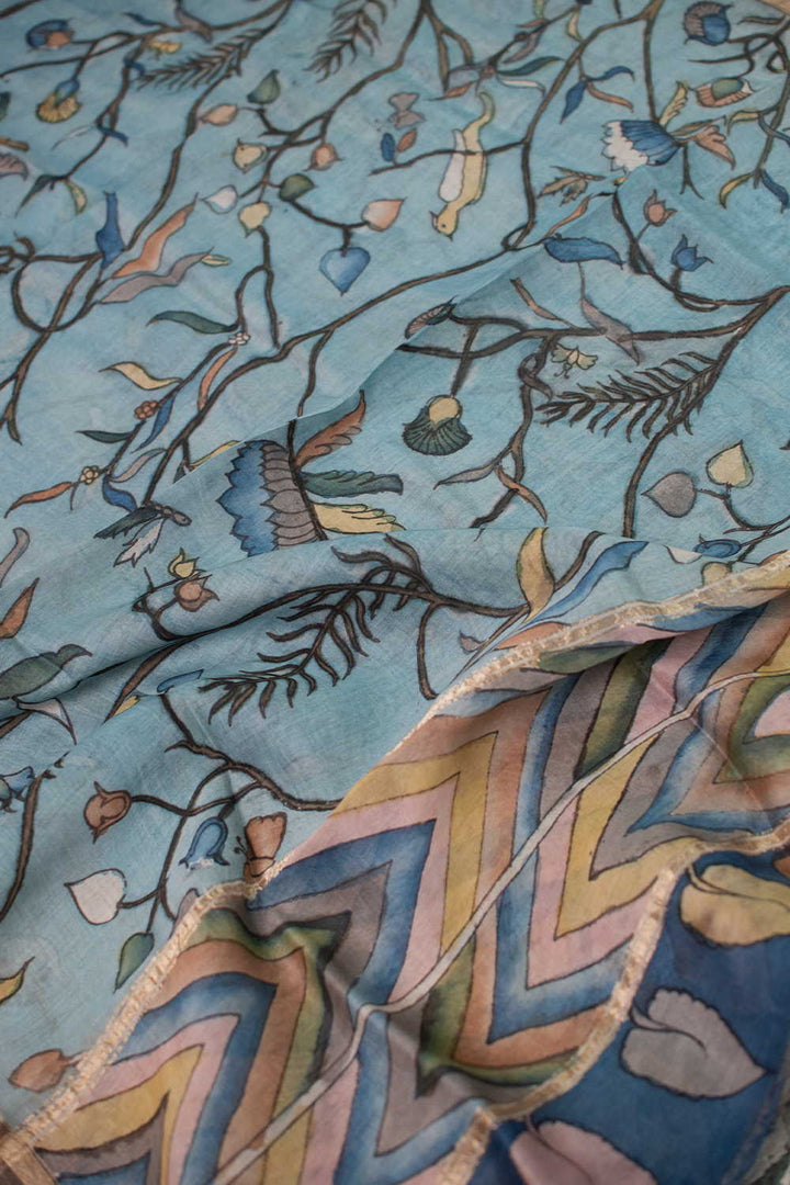 Kalamkari Dupatta - Matkatus 