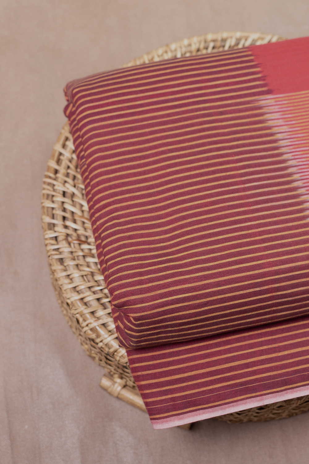 Multi - Colored Pattern Ikat Cotton Fabric - 1.6m
