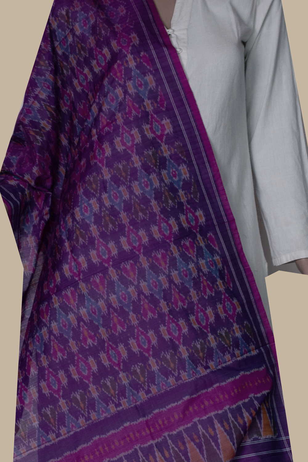Silk Cotton Stole - Matkatus