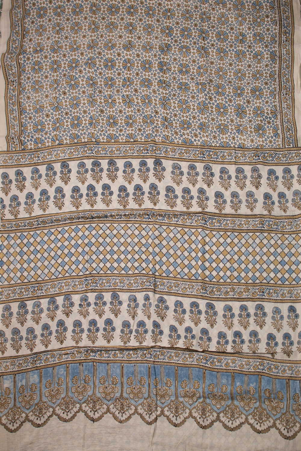 Block Printed Cotton Sarees - Matkatus 