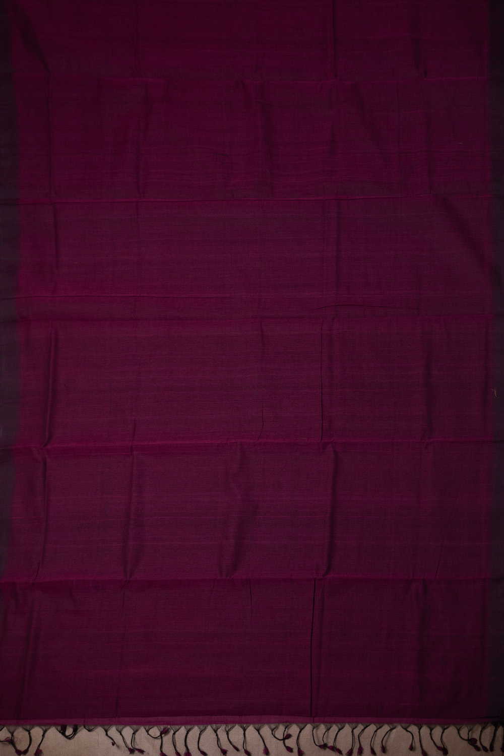 Shade of Purple Mangalagiri Cotton saree with Ikat Blouse