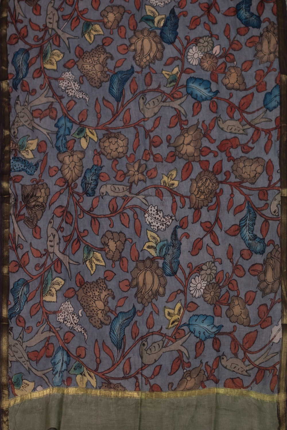 Silk Cotton Dupatta - Matkatus 