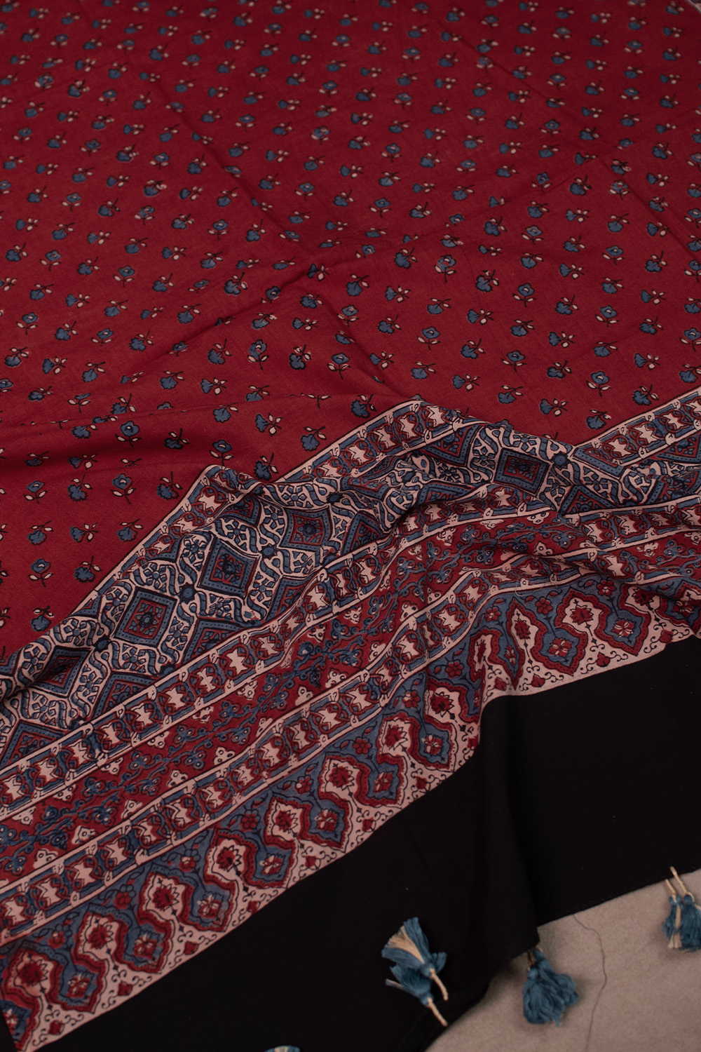 Block Printed Cotton Dupattas - Matkatus 