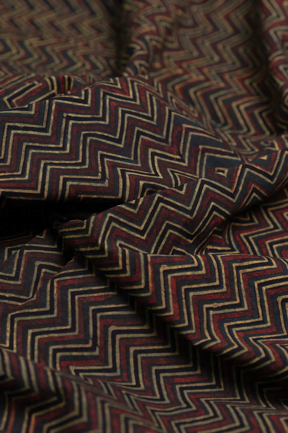 Block Printed Cotton Fabric - Matkatus 