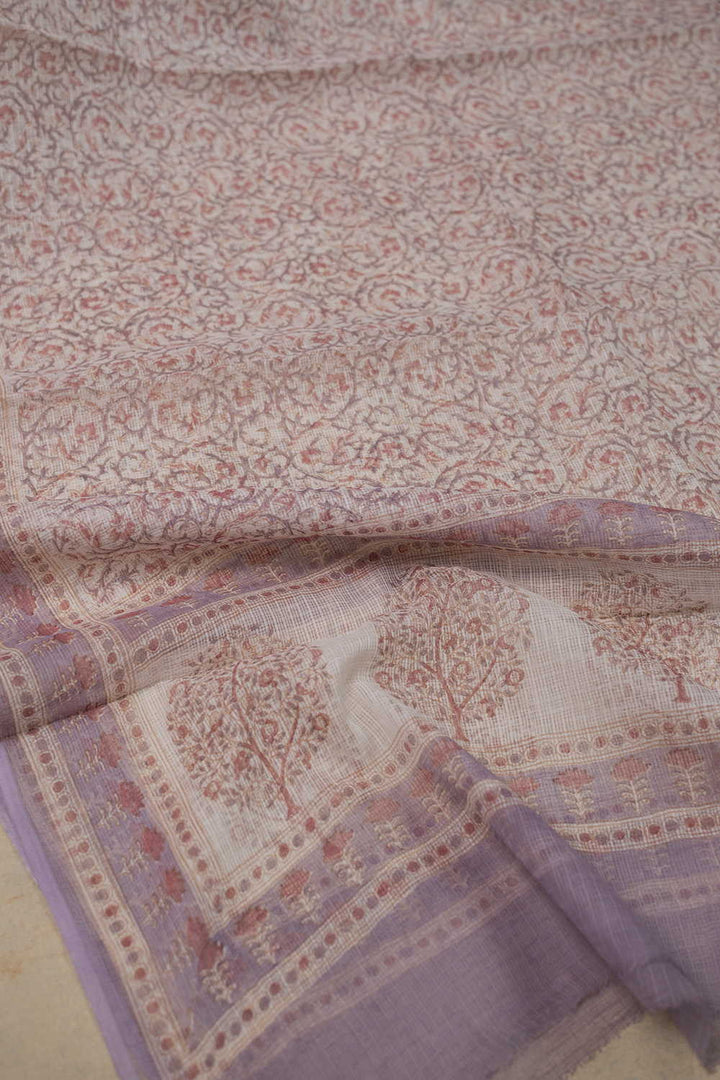Block Printed Cotton Dupatta - Matkatus 