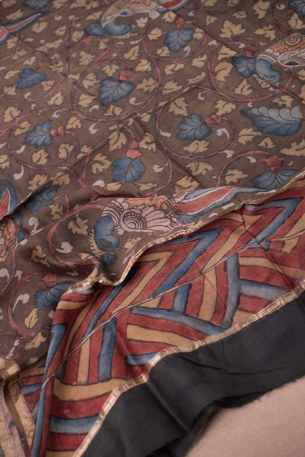 Kalamkari Dupatta - Matkatus 