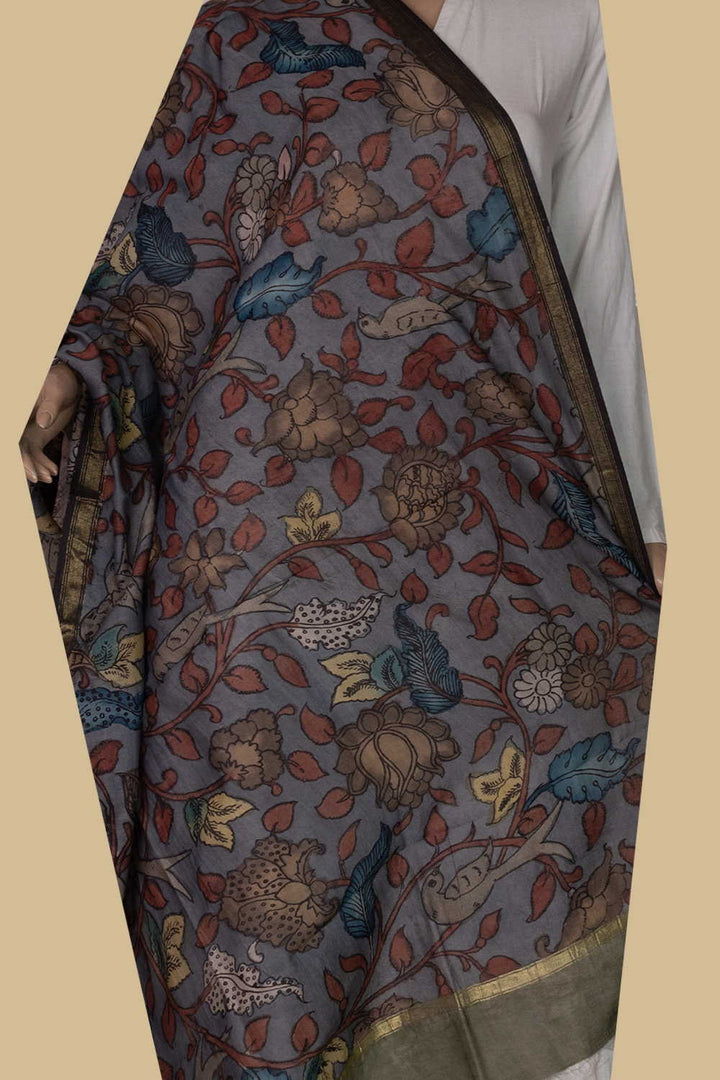 Hand Painted Dupatta - Matkatus 