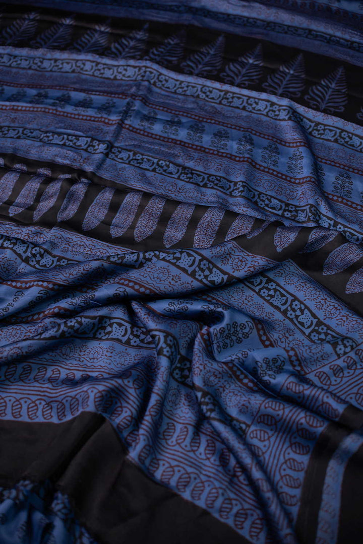 Blue Bagh Modal Silk saree