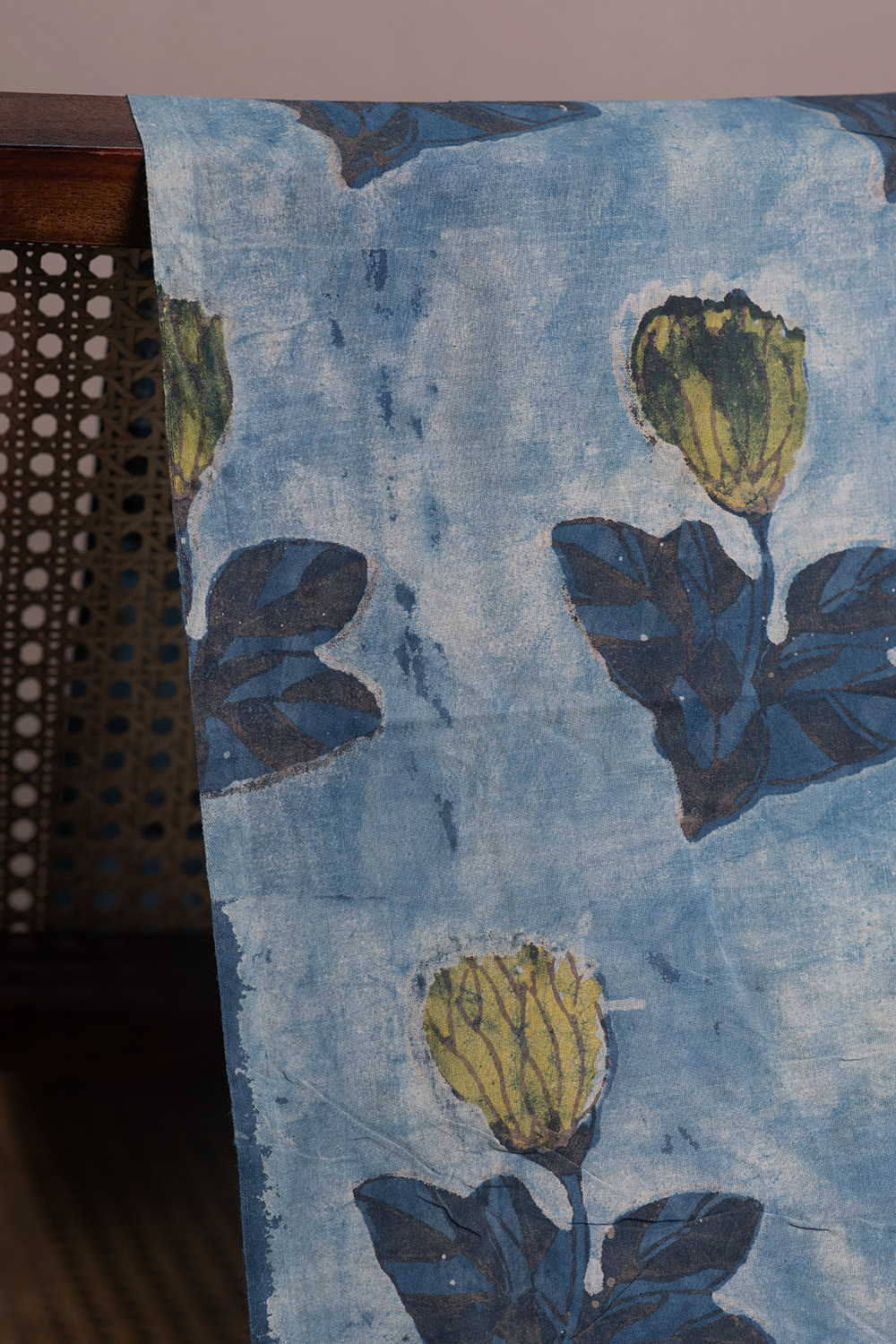 Block Printed Cotton Fabric - Matkatus 