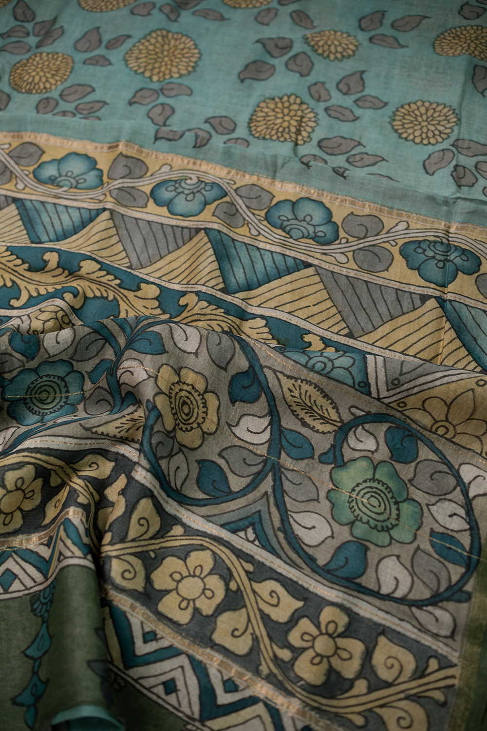 Pen Kalamkari Sarees - Matkatus 