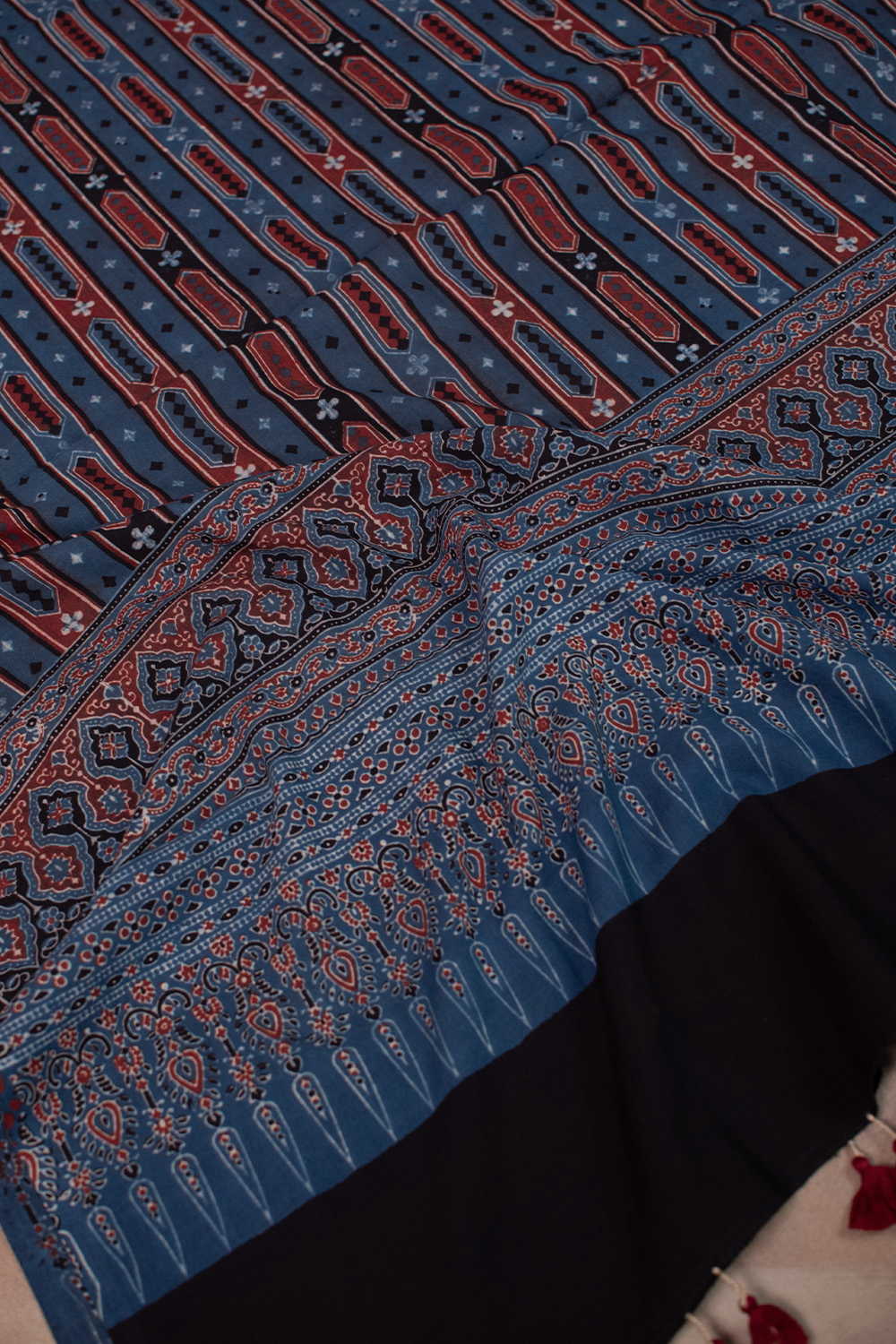 Block Printed Cotton Dupattas - Matkatus 