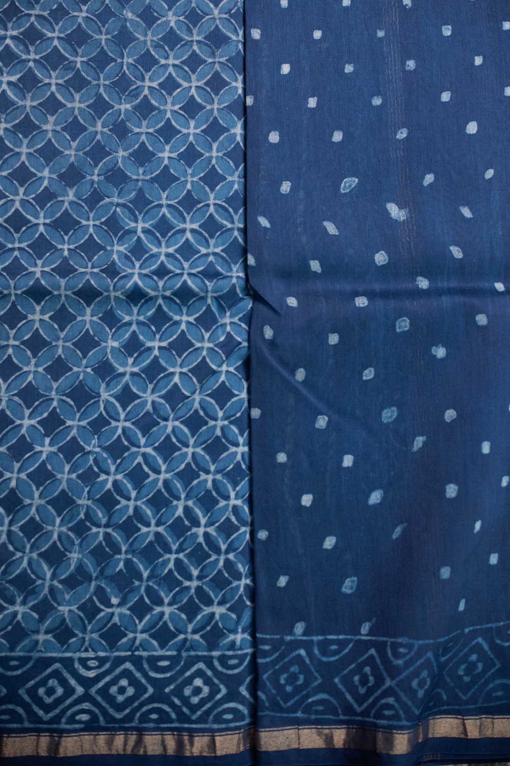 Printed Silk Cotton Saree - Matkatus 