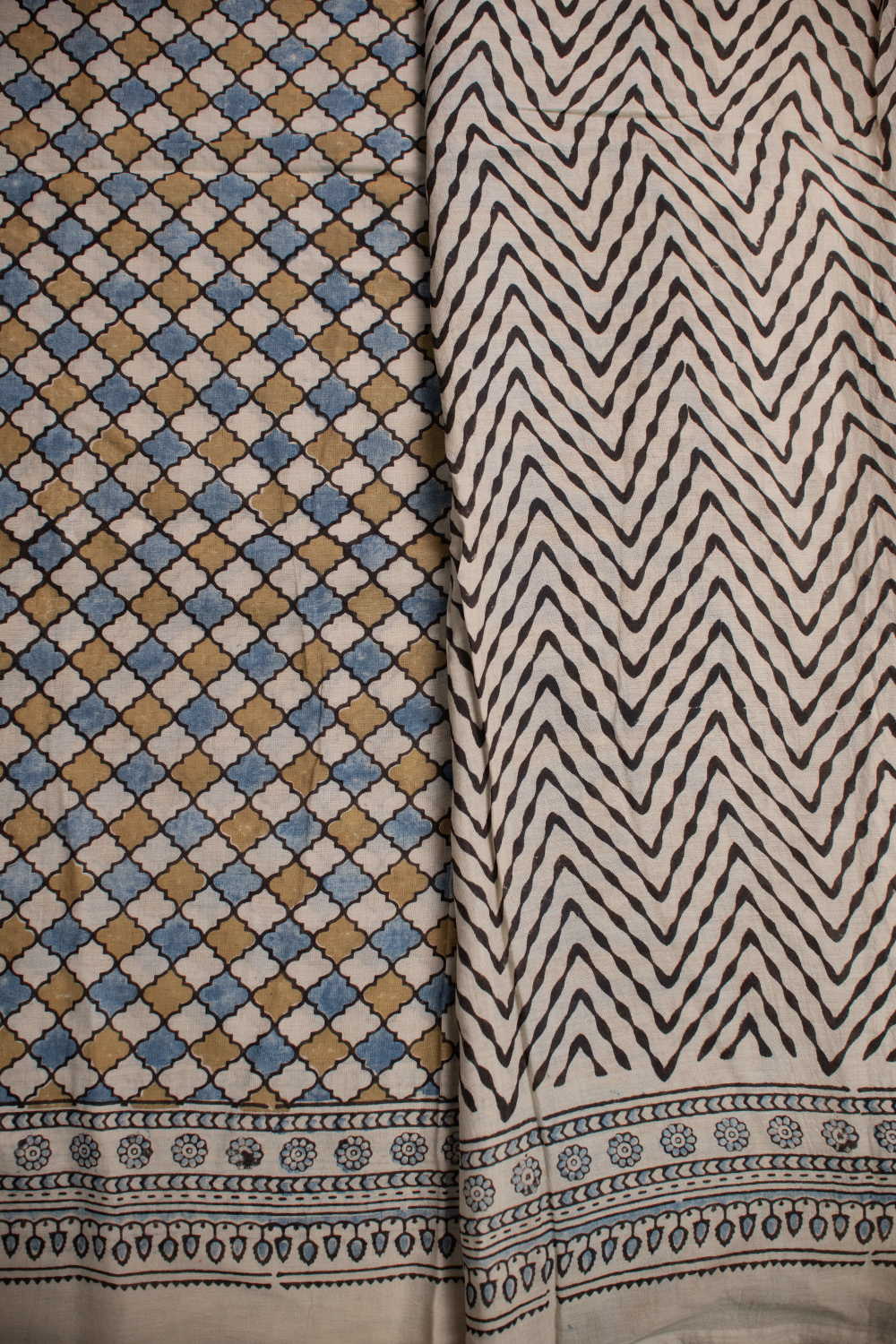 Block Printed Cotton Sarees - Matkatus 