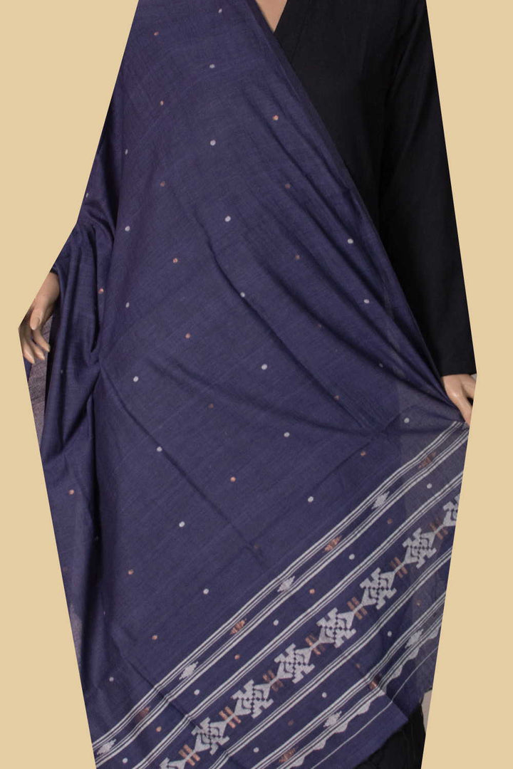 Jamdani Cotton Dupatta - Matkatus