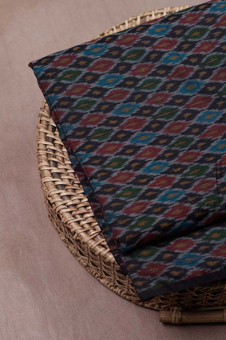 Ikat silk & Silk Cotton Fabric - Matkatus 