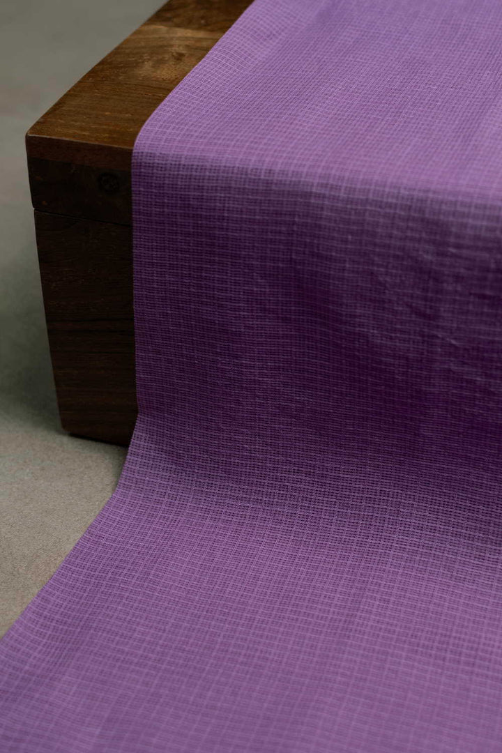 Orchid Purple Kota Cotton Fabric