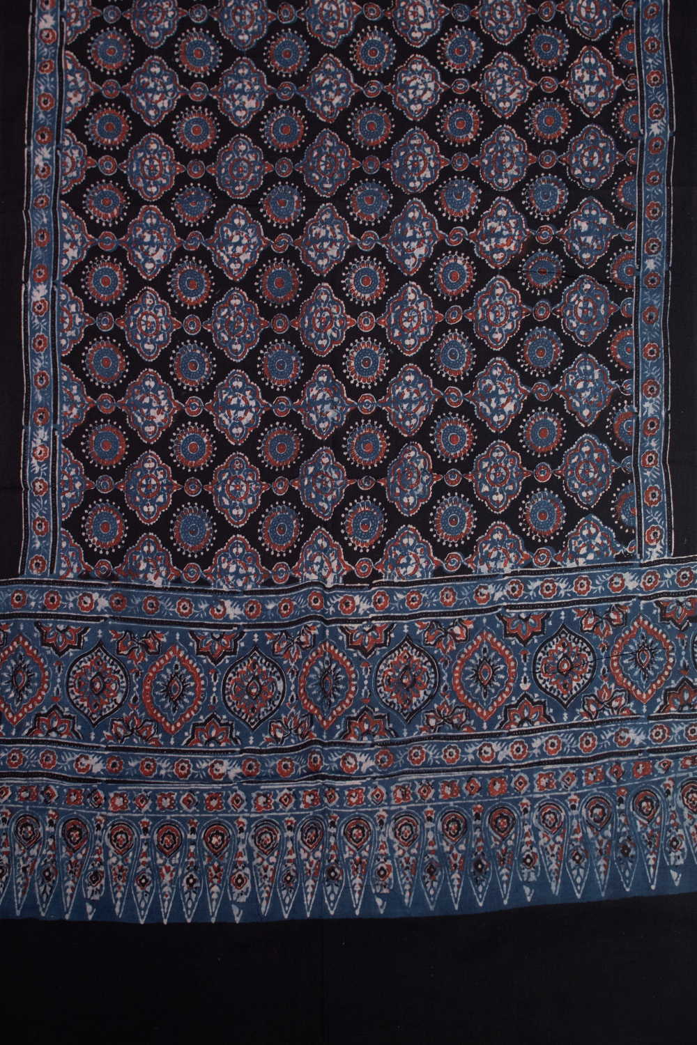 Ajrak Cotton Dupatta - Matkatus 