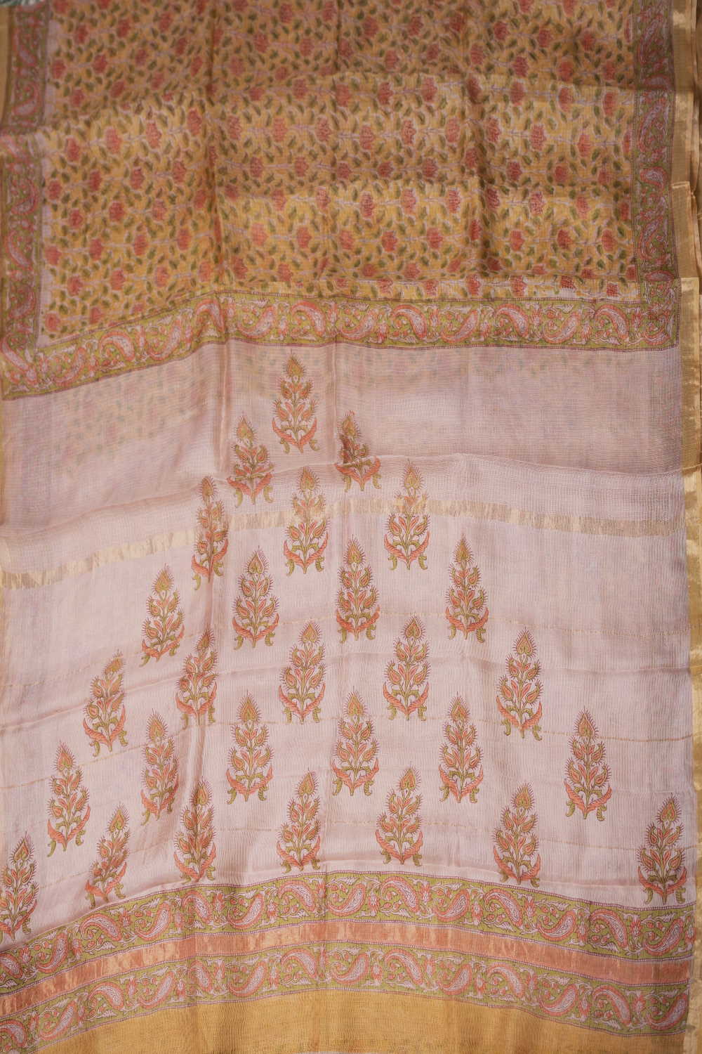 Block Printed Saree - Matkatus 