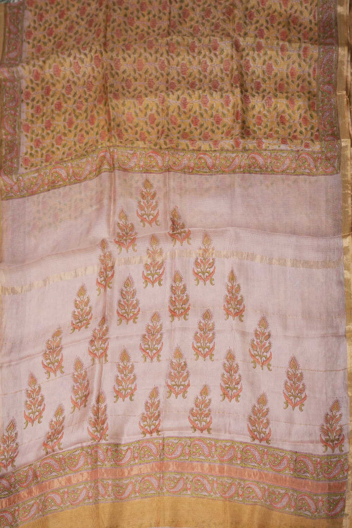 Block Printed Saree - Matkatus 