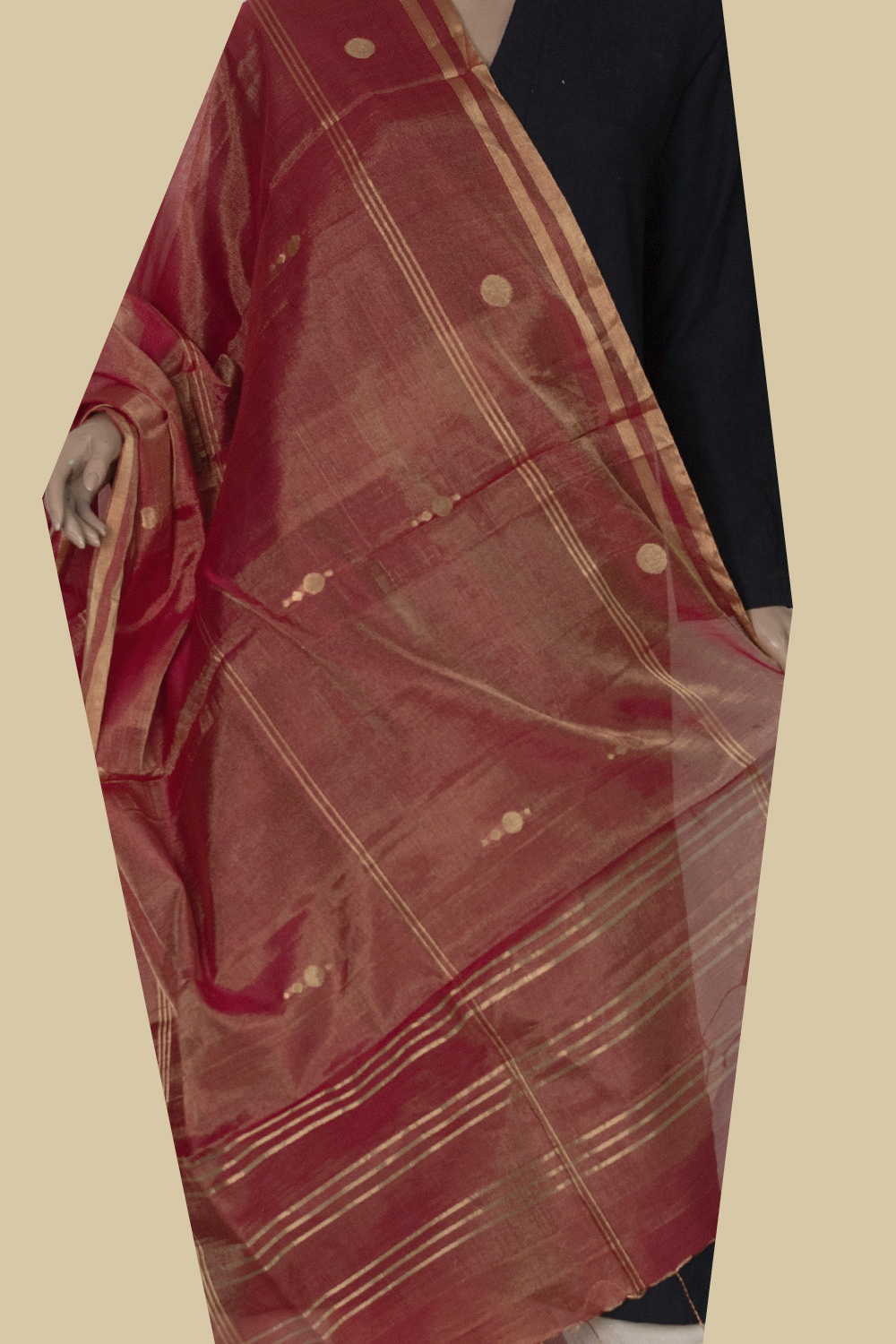 Silk Cotton Dupattas - Matkatus 