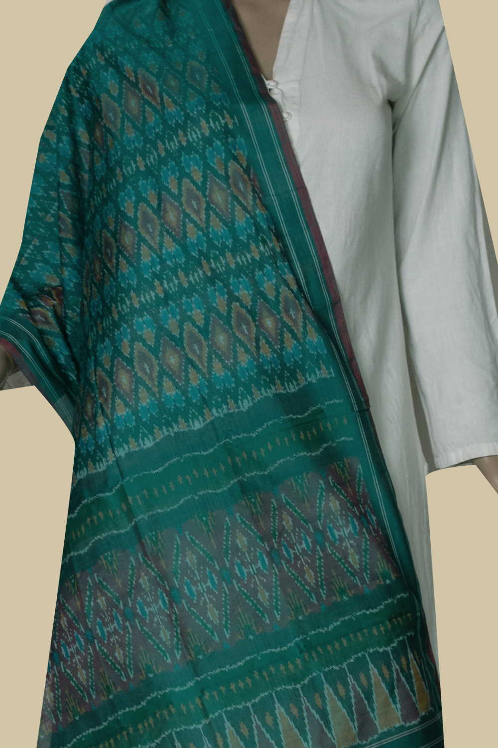 Silk Cotton Stole - Matkatus