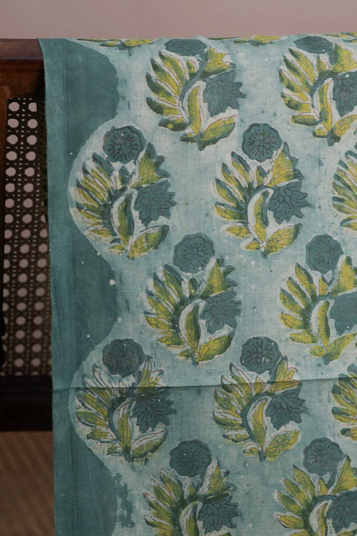 Block Printed Cotton Fabric - Matkatus 
