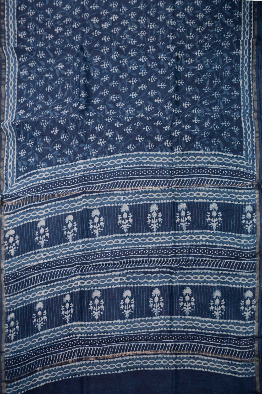 Printed Silk Cotton Saree - Matkatus 