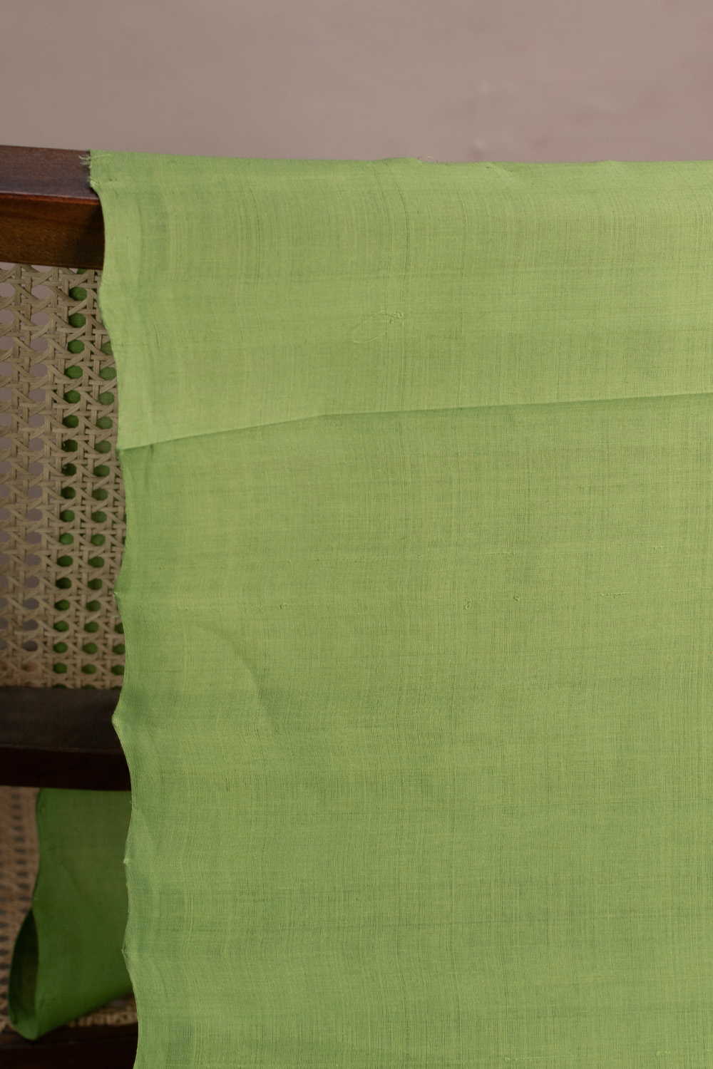 Apple Green Mangalagiri Cotton Fabric