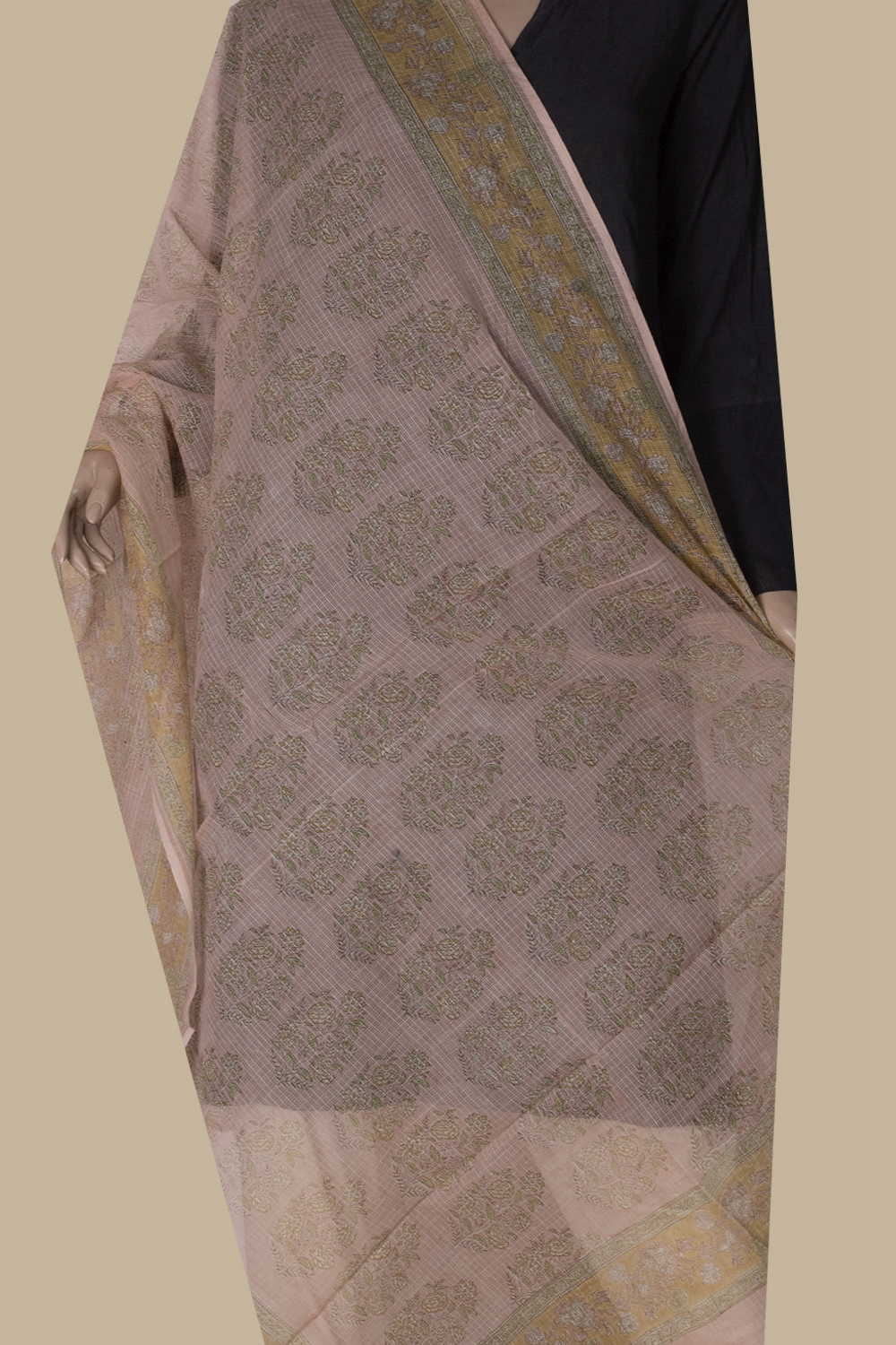 Block Printed Dupatta - Matkatus