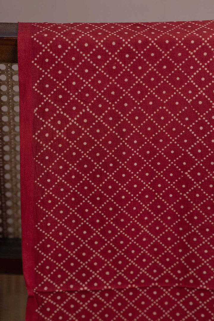 Ajrak Cotton Fabric - Matkatus 