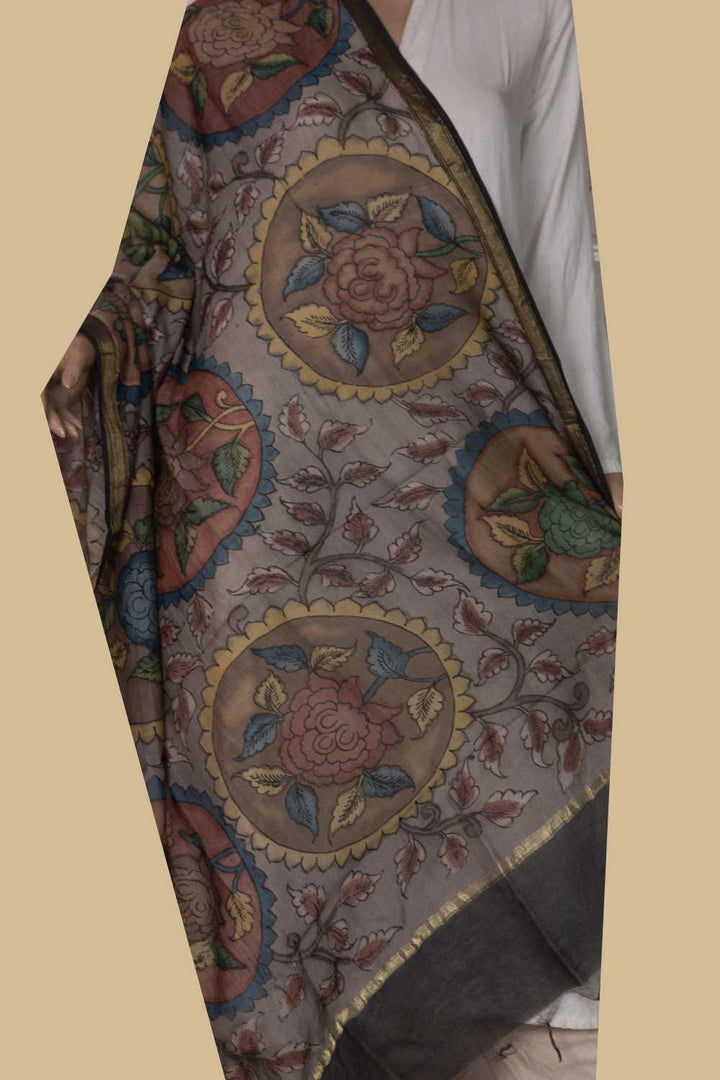 Hand Painted Dupatta - Matkatus 