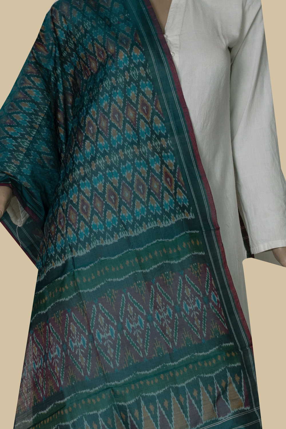 Silk Cotton Stole - Matkatus